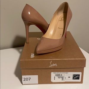 Louboutin Pigalle Plato 100 Patent